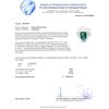 Image 4 : 2.50 ctw Emerald and 1.04 ctw Diamond Platinum Ring