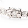 Image 3 : 12.43 ctw G to H COLOR SI1 to I2 CLARITY Diamond 14K White Gold Tennis Bracelet