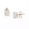 Image 1 : 3.00 ctw F to G COLOR I1 CLARITY Diamond 18K White Gold Stud Earrings