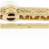 Image 7 : Antique Edwardian French 18k Gold & Platinum 0.80 ctw Diamond Pearl Bar Pin Broo