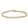 9.25 ctw Diamond Tennis Bracelet - 14KT Yellow Gold