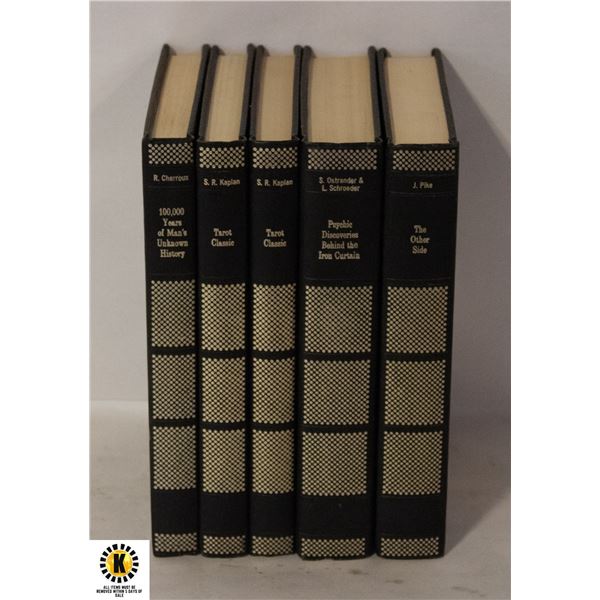 1968 PSYCHIC THEORY LOT OF 5 HARDCOVER BOOKS