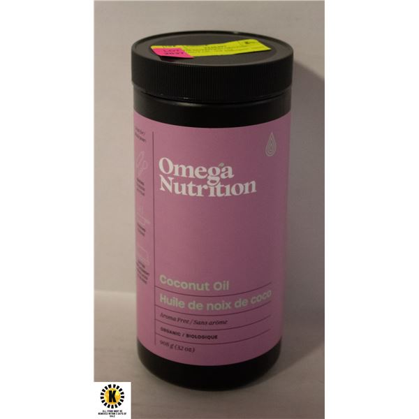 OMEGA NUTRITION ORGANIC COCONUT OIL- 908 GM