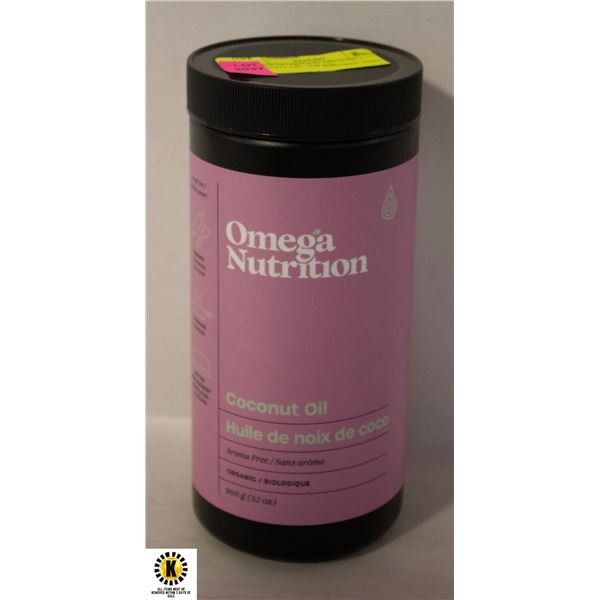 OMEGA NUTRITION ORGANIC COCONUT OIL- 908 GM