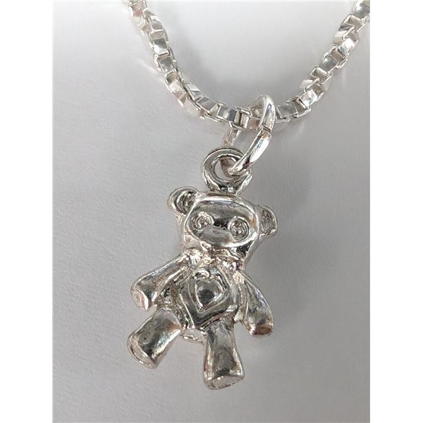 BZ2020-17C SILVER 4.52G BEAR 7" BRACELET