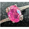 Image 1 : BZ2020-11C SILVER GENUINE RUBY RING