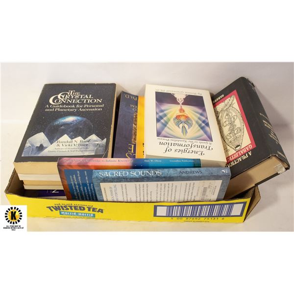 CHAKRA/HEALING/BOOKS BOT LOT ASSORTED