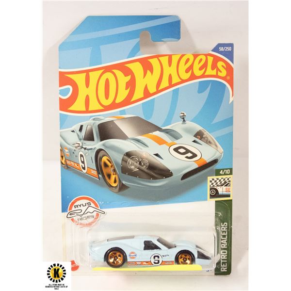HOT WHEELS RETRO RACERS '67 FORD GT40 MK.IV