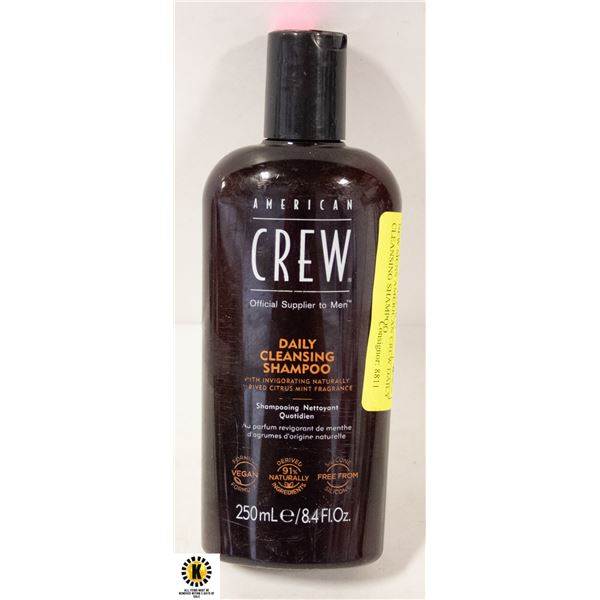 NEW MENS AMERICAN CREW DAILY CLEANSING SHAMPOO