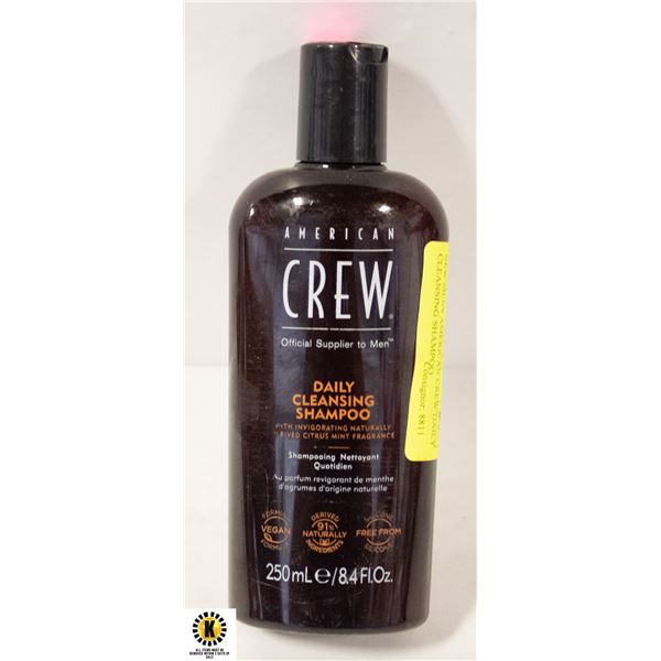 NEW MENS AMERICAN CREW DAILY CLEANSING SHAMPOO