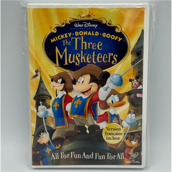CERTIFIED REFURB DVD,DISNEY THE THREE MUSKETEERS