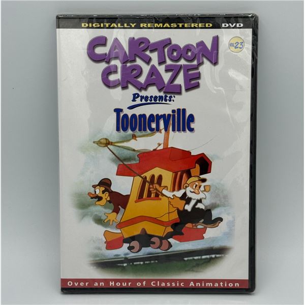 BRAND NEW DVD, CARTOON CRAZE TOONERVILLE