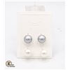 Image 1 : #3-SEA SHELL PEARL EARRINGS 2 PAIR