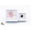 Image 1 : #161-HEATED SAPPHIRE 2.70CT, ROSE QZ12.10CT GEMSTO