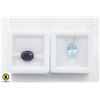 Image 1 : #192-HEATED SAPPHIRE 3.20CT & TOPAZ 2.94 CT