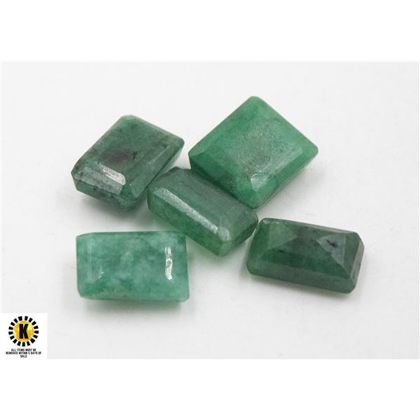 #109- GREEN EMERALD GEMSTONES  41.50CT