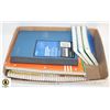 Image 1 : OFFICE SUPPLIES- NOTEBOOKS- BOX LOT ASSORTED