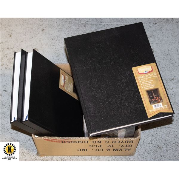 OFFICE SUPPLIES- NOTEBOOKS- BOX LOT ASSORTED