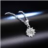 Image 2 : 0.5 CT GRA CERTIFIED MOISSANITE 925SILVER NECKLACE