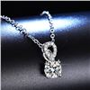 Image 3 : 1 CT GRA CERTIFIED MOISSANITE 925 SILVER NECKLACE