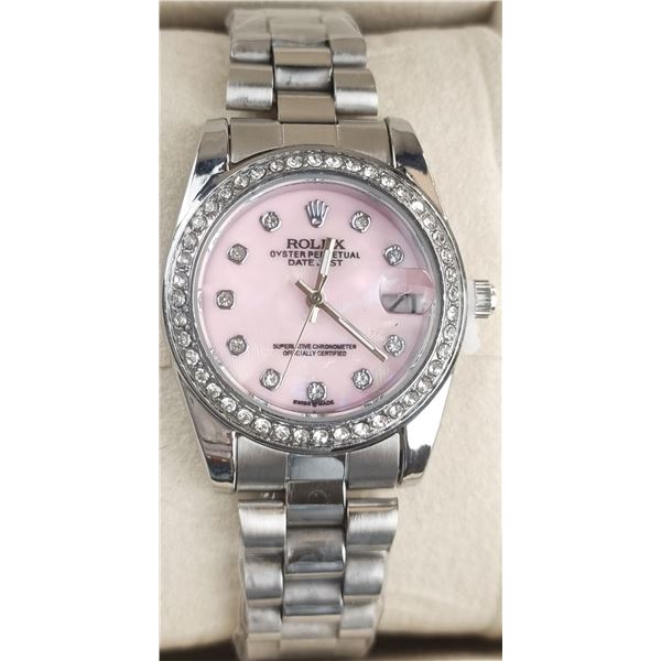 NEW REPLICA ROLEX QUARTZ WOMENS WATCH