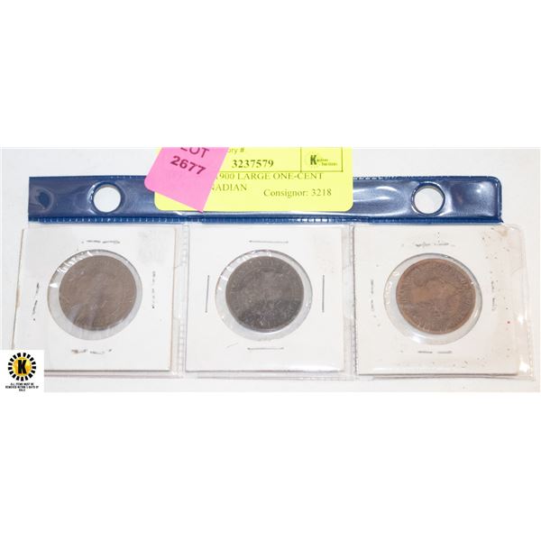 1895-1899-1900 LARGE ONE-CENT COIN CANADIAN