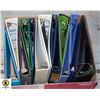 Image 1 : OFFICE SUPPLIES- BINDERS- BOX LOT ASSORTED