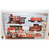 Image 1 : HOLIDAY EXPRESS TRAIN SET W LIGHTS, SOUNDS, SMOKE