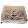 Image 1 : ANTIQUE RAILWAY SPIKES- BOX LOT