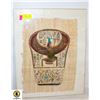 Image 1 : FRAMED EGYPTIAN THEMED PRINT