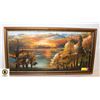 Image 1 : FRAMED ORIGINAL LANDSCAPE OIL PAINTING