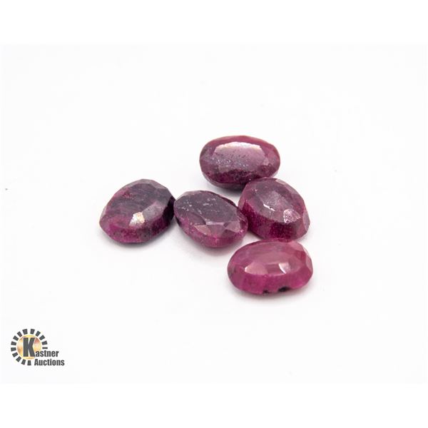 #100-RED RUBY GEMSTONES  90.40CT