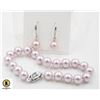 Image 1 : #33-SEA SHELL PEARL BRACELET 7.5"& EARRINGS
