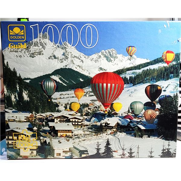 2)  FACTORY SEALED 1000 PCE  21.5" X 27.5" PUZZL