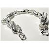 Image 1 : 9)  ARTICULATED DRAGON BRACELET STAMPED 925, 8.25"