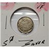 Image 1 : 27)  CANADIAN 1918 92.5% SILVER SMALL NICKLE.
