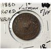 Image 1 : 25)  VICTORIAN 1880 NEWFOUNDLAND  LARGE PENNY.
