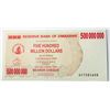 Image 1 : 23)  HYPER INFLATION BANK OF ZIMBABWE $500,00,000