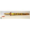 Image 1 : CHINESE WOODEN DRAGON SWORD WITH SHEATH 23"