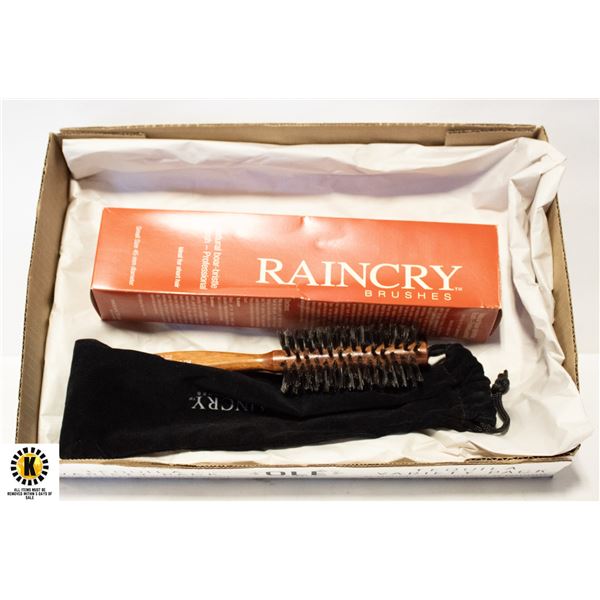 RAINCRY BOAR BRISTLE HAIR BRUSH- SMALL- NEW