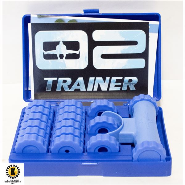 O2 BREATHWORK TRAINERS W/ RESISTANCE CAPS- NEW