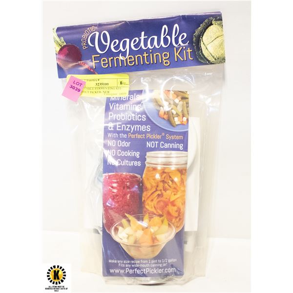 VEGETABLE FERMENTING KIT- PERFECT PICKER- NEW