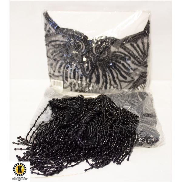 2 - SEQUINE BEADED SCARF  (ESTATE)