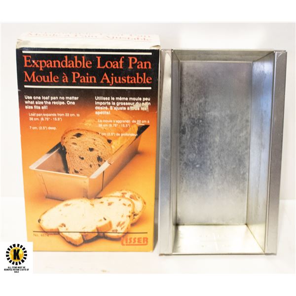 3 EXPANDING LOAF PANS