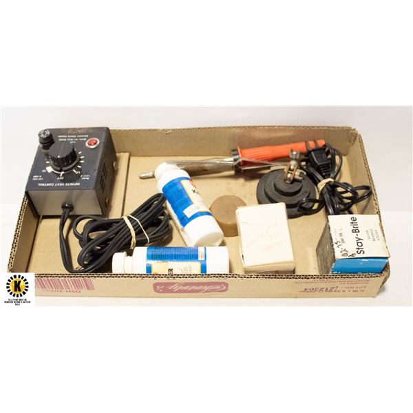 SODERING GUN & SUPPLIES - ESTATE