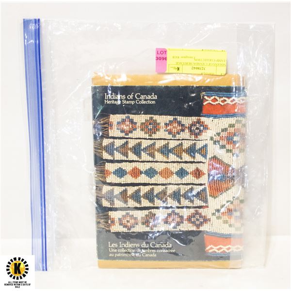 INDIANS OF CANADA HERITAGE STAMP COLLECTION