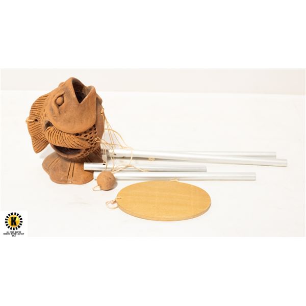 CLAY FISH WINDCHIME