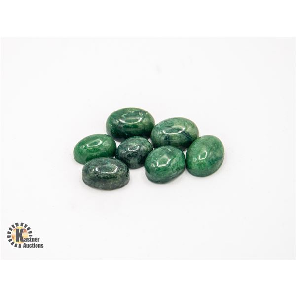 #62-GREEN EMERALD GEMSTONES 62.5CT