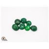 Image 1 : #106- GREEN EMERALD GEMSTONES 41.50CT
