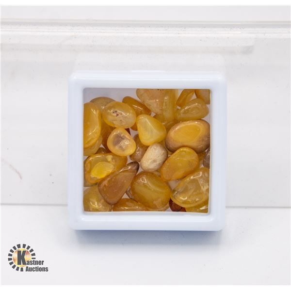 #86-NATURAL YELLOW AGATE ROUGH 97.65 CT